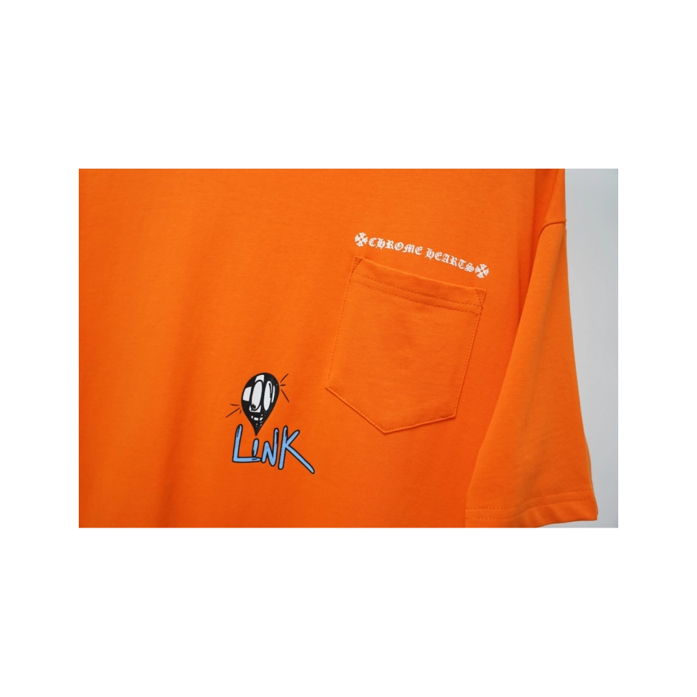 Chrome Hearts T-shirt 2217 Orange,Chrome Hearts T Shirt,Tshirt,APPAREL