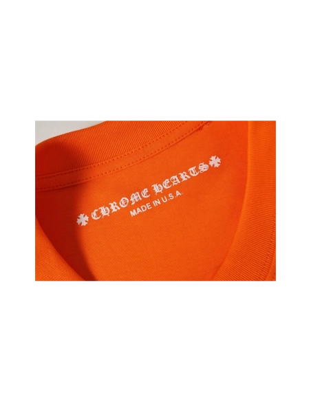Chrome Hearts T-shirt 2217 Orange,Chrome Hearts T Shirt,Tshirt,APPAREL