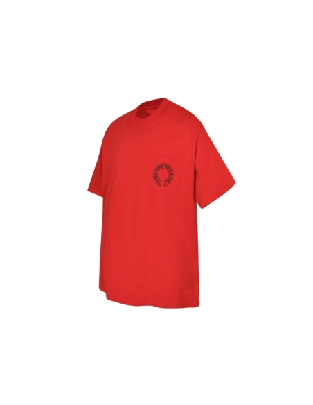 Chrome Hearts T-shirt 2212 Red,Chrome Hearts T Shirt,Tshirt,APPAREL