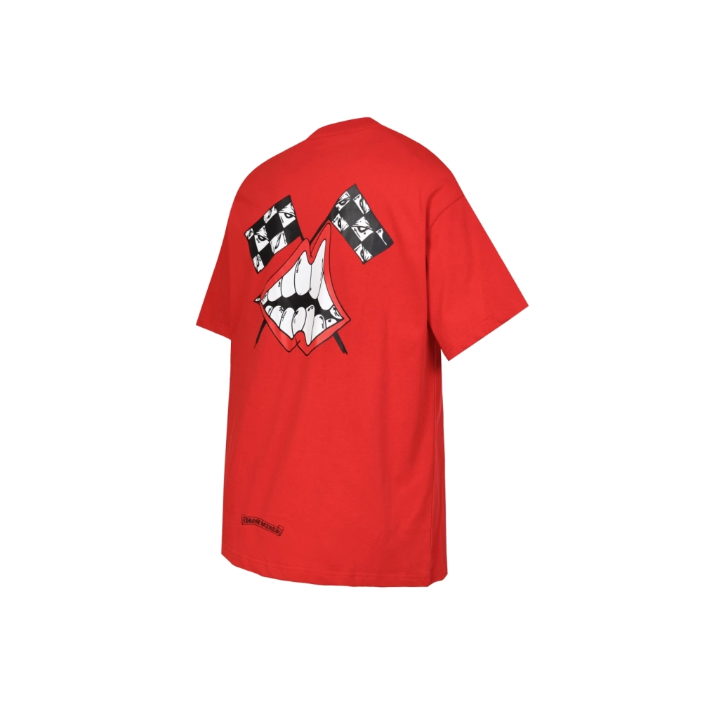 Chrome Hearts T-shirt 2212 Red,Chrome Hearts T Shirt,Tshirt,APPAREL