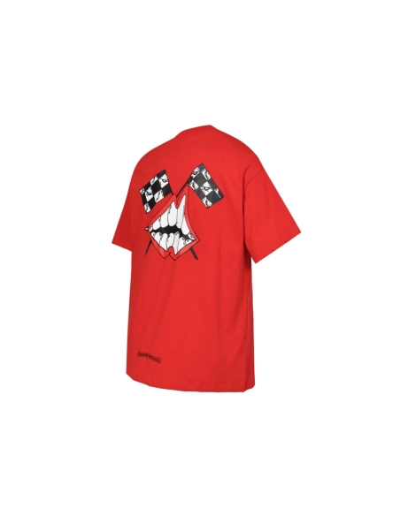 Chrome Hearts T-shirt 2212 Red,Chrome Hearts T Shirt,Tshirt,APPAREL