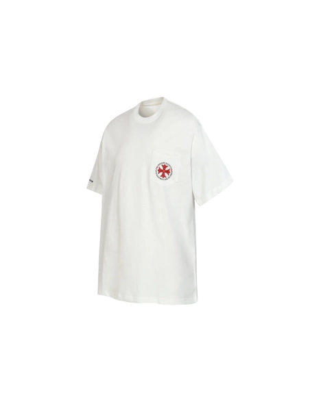 Chrome Hearts T-shirt 2232 Black White,Chrome Hearts T Shirt,Tshirt,APPAREL