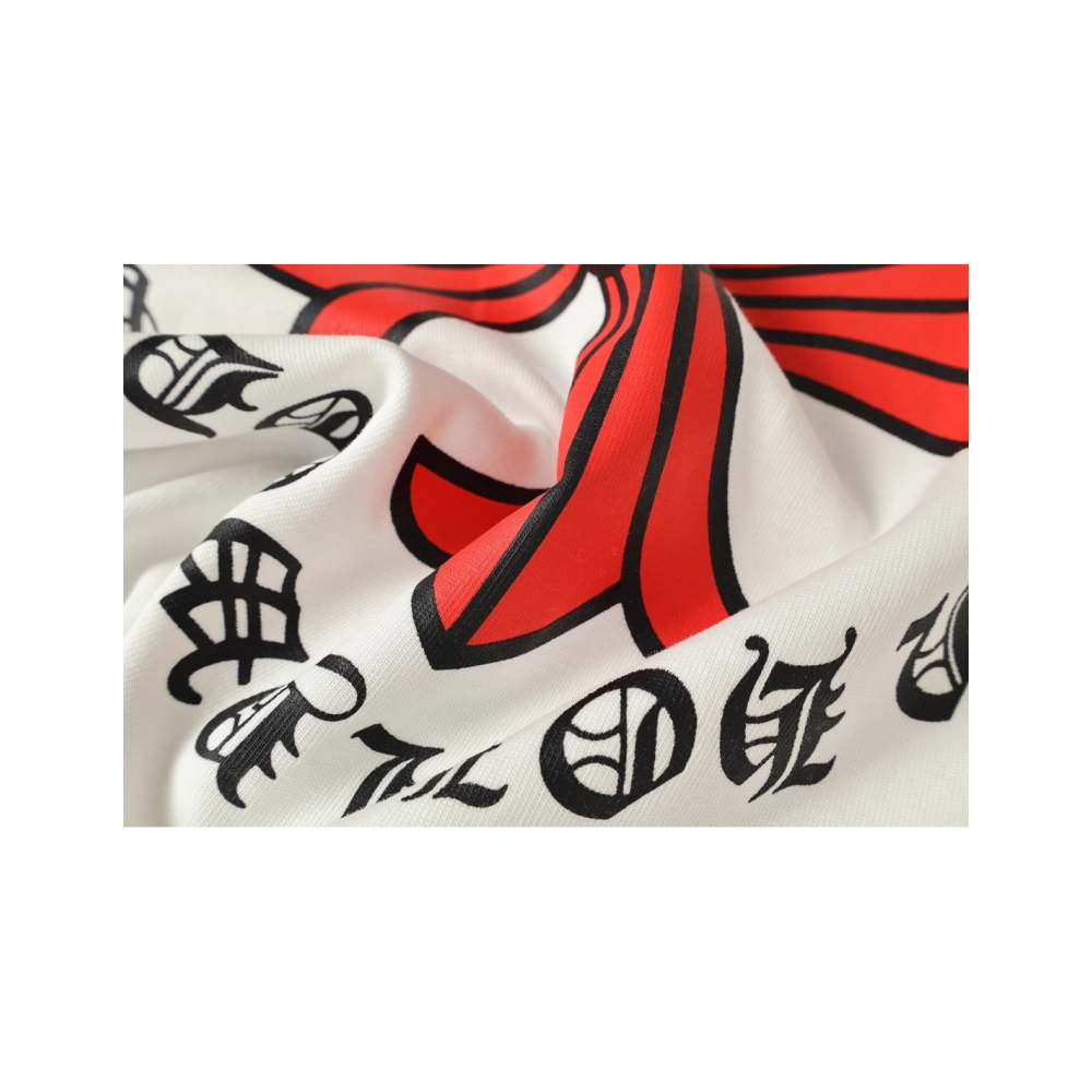 Chrome Hearts T-shirt 2232 Black White,Chrome Hearts T Shirt,Tshirt,APPAREL