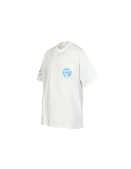 Chrome Hearts T-shirt 2228 Black White,Chrome Hearts T Shirt,Tshirt,APPAREL