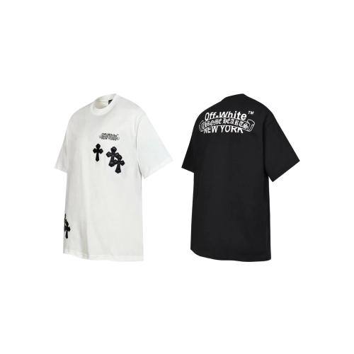 Chrome Hearts T-shirt 2011 Black White,Chrome Hearts T Shirt,Tshirt,APPAREL