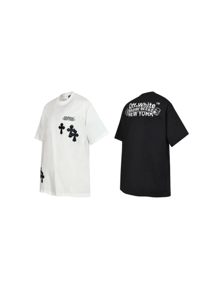 Chrome Hearts T-shirt 2011 Black White,Chrome Hearts T Shirt,Tshirt,APPAREL