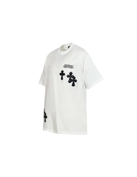Chrome Hearts T-shirt 2011 Black White,Chrome Hearts T Shirt,Tshirt,APPAREL