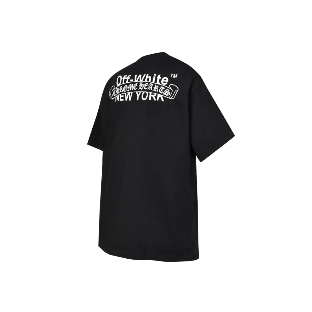 Chrome Hearts T-shirt 2011 Black White,Chrome Hearts T Shirt,Tshirt,APPAREL