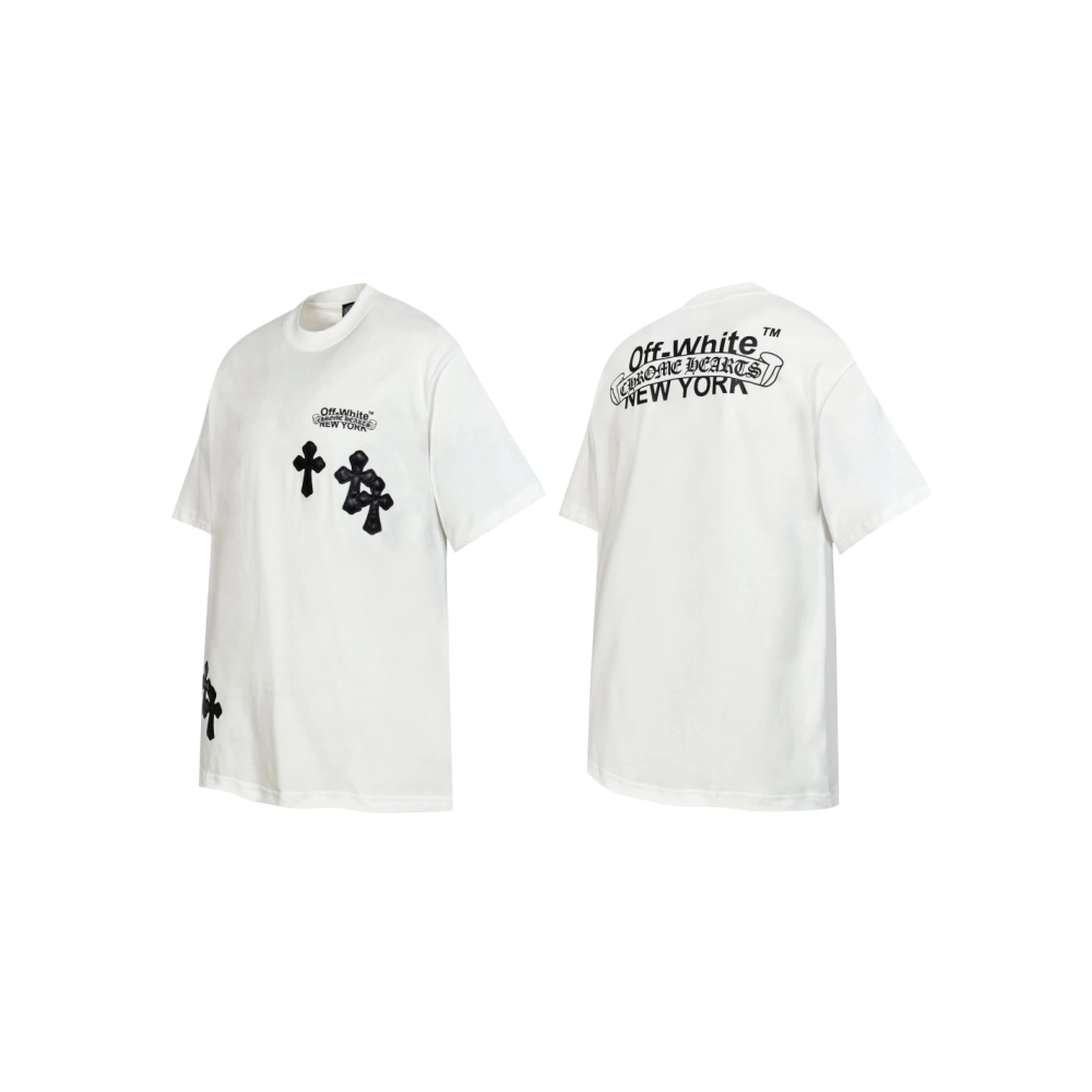 Chrome Hearts T-shirt 2011 Black White,Chrome Hearts T Shirt,Tshirt,APPAREL