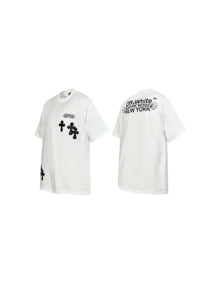 Chrome Hearts T-shirt 2011 Black White,Chrome Hearts T Shirt,Tshirt,APPAREL