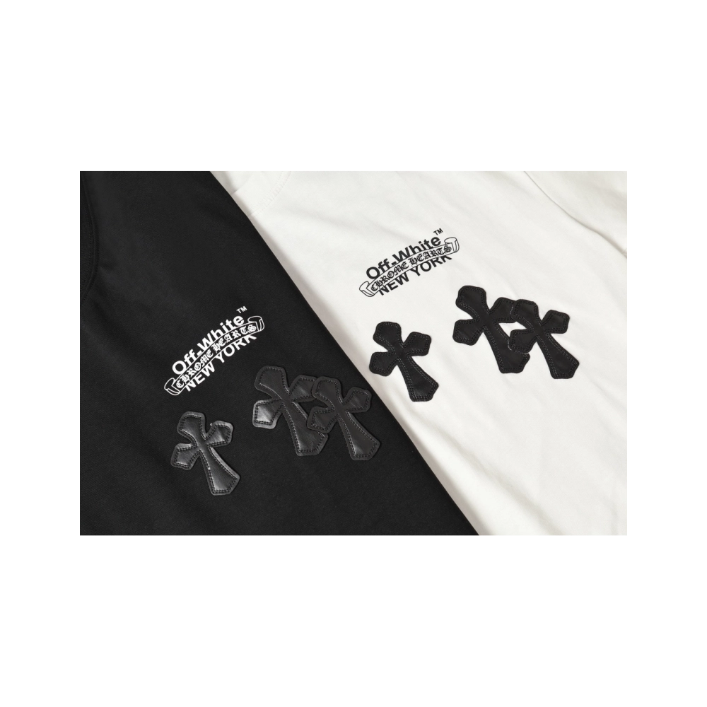 Chrome Hearts T-shirt 2011 Black White,Chrome Hearts T Shirt,Tshirt,APPAREL