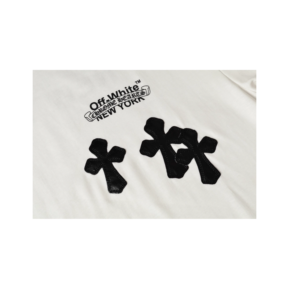 Chrome Hearts T-shirt 2011 Black White,Chrome Hearts T Shirt,Tshirt,APPAREL