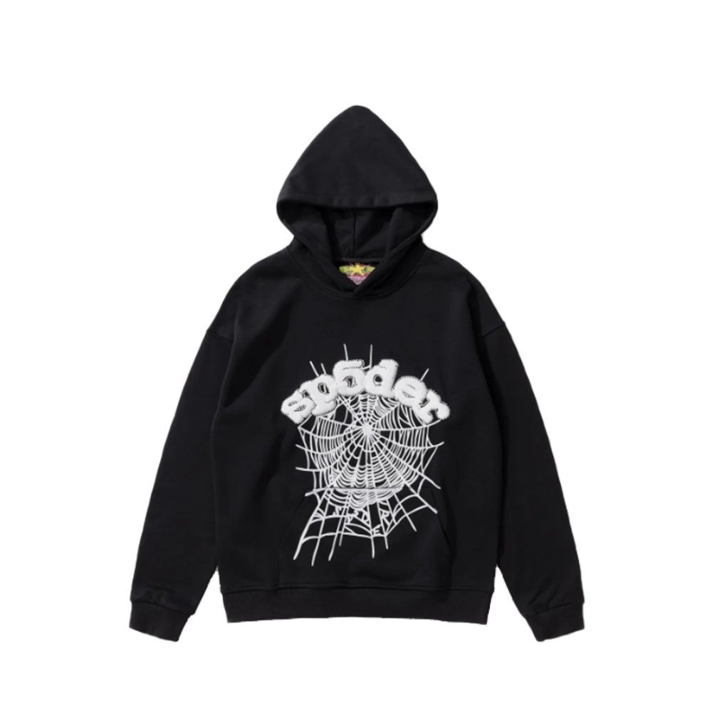 Sp5der Web Hoodie Sweatpant Set Black,Sp5der Hoodie,Hoodie,APPAREL