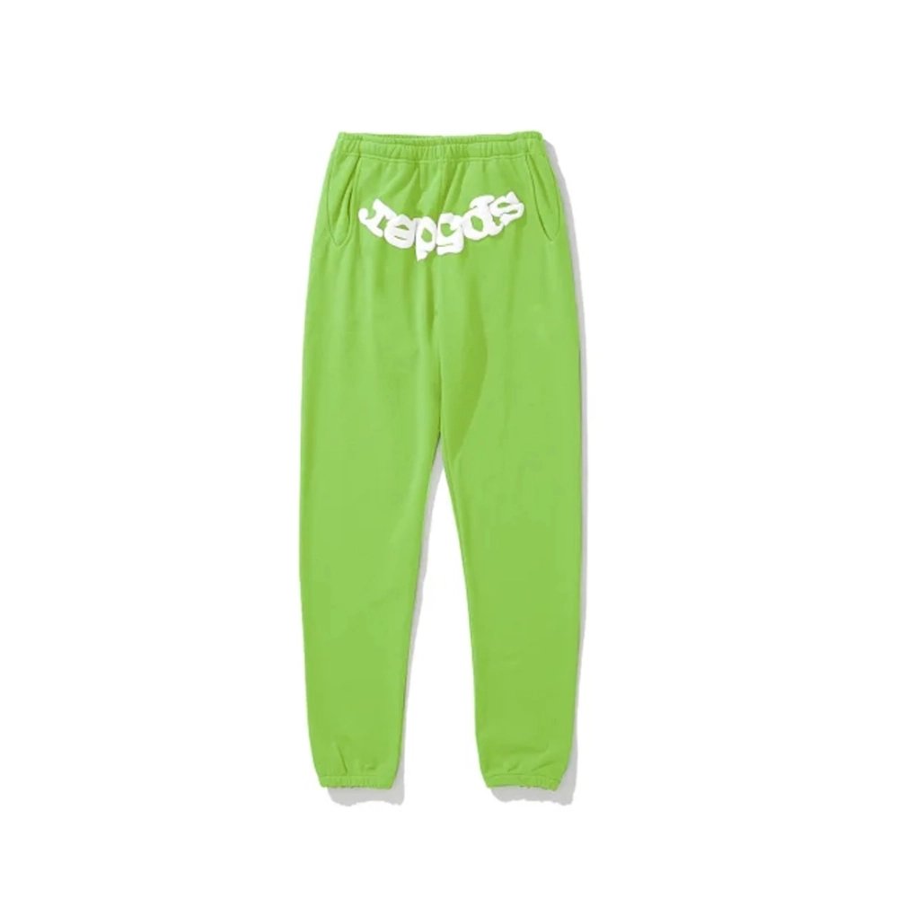 Sp5der Web Hoodie Sweatpant Set Green,Sp5der Hoodie,Hoodie,APPAREL