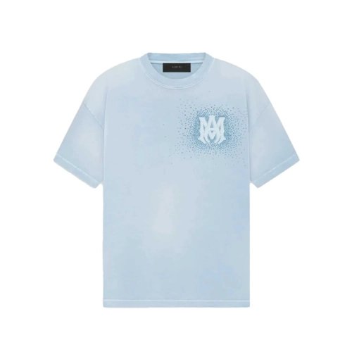 AMIRI Crystal Burst Tee Ashley Blue,Amiri T Shirt,Tshirt,APPAREL