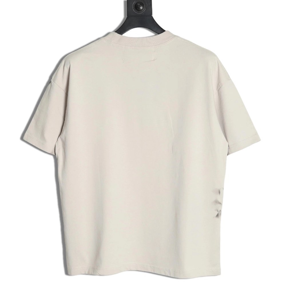 ENFANTS RICHES D¨¦PRIM¨¦S Mud-Dyed Letter Print Short-Sleeve T-Shirt,ENFANTS RICHES DEPRIMES