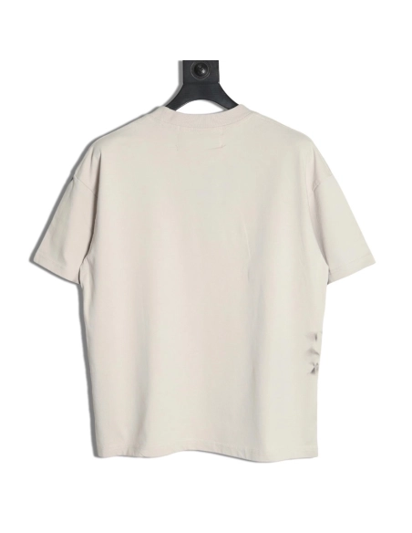 ENFANTS RICHES D¨¦PRIM¨¦S Mud-Dyed Letter Print Short-Sleeve T-Shirt,ENFANTS RICHES DEPRIMES