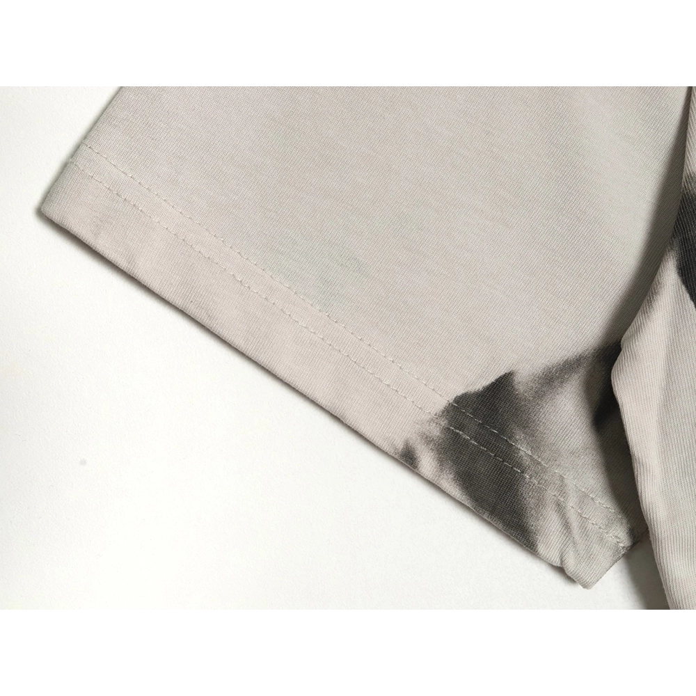 ENFANTS RICHES D¨¦PRIM¨¦S Mud-Dyed Letter Print Short-Sleeve T-Shirt,ENFANTS RICHES DEPRIMES