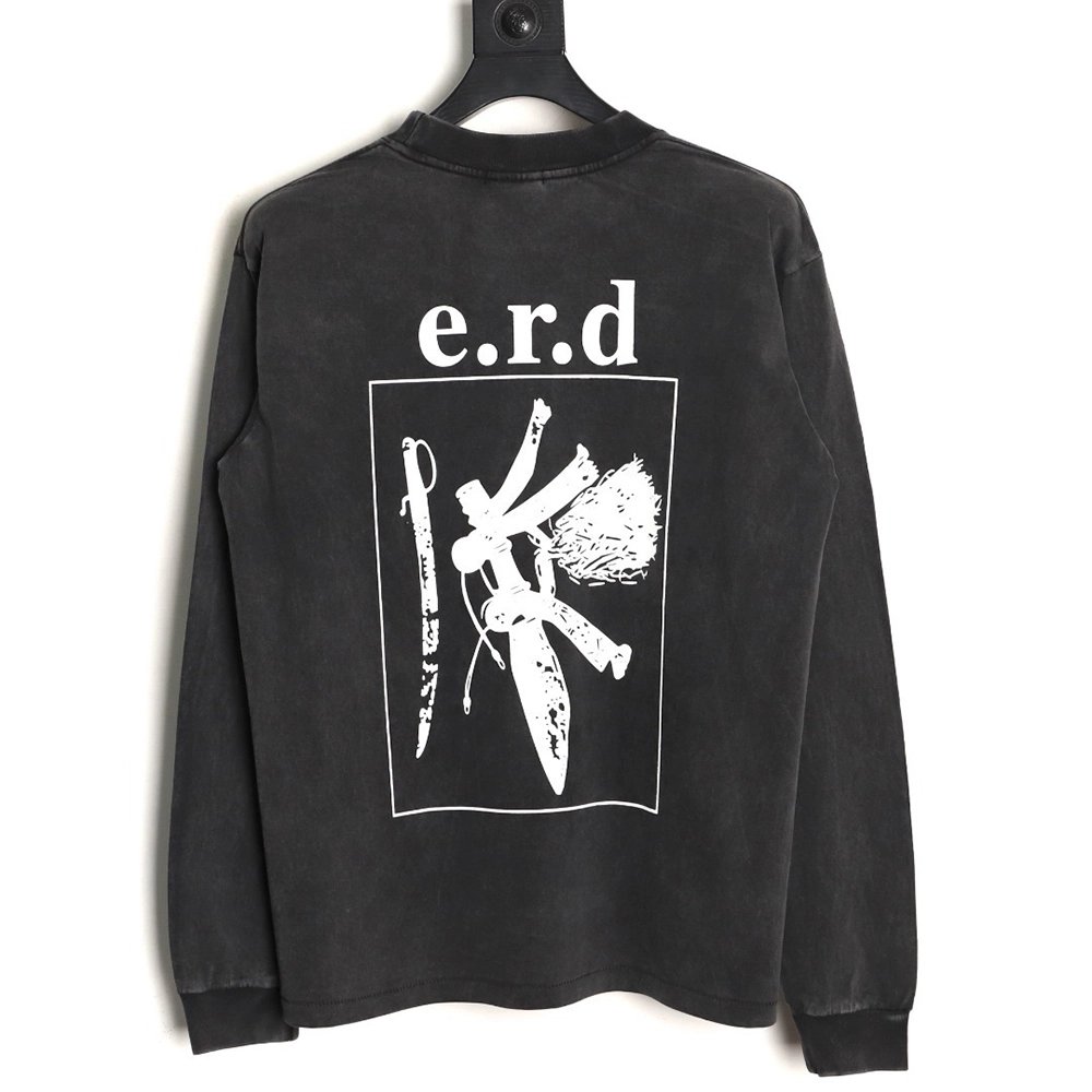 ENFANTS RICHES D¨¦PRIM¨¦S 777 Print Long-Sleeve T-Shirt,ENFANTS RICHES DEPRIMES