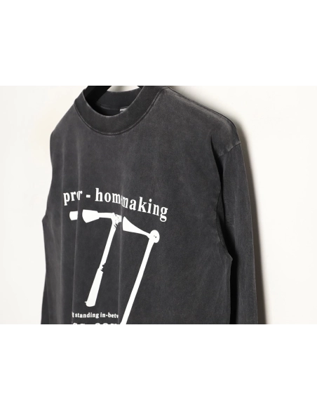 ENFANTS RICHES D¨¦PRIM¨¦S 777 Print Long-Sleeve T-Shirt,ENFANTS RICHES DEPRIMES