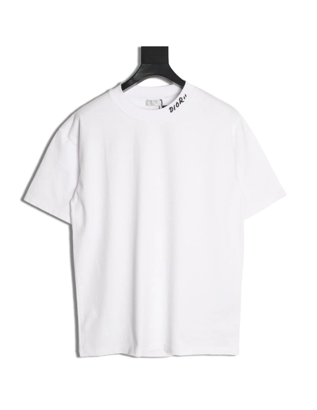 Dior logo embroidered short-sleeved T-shirt,Dior