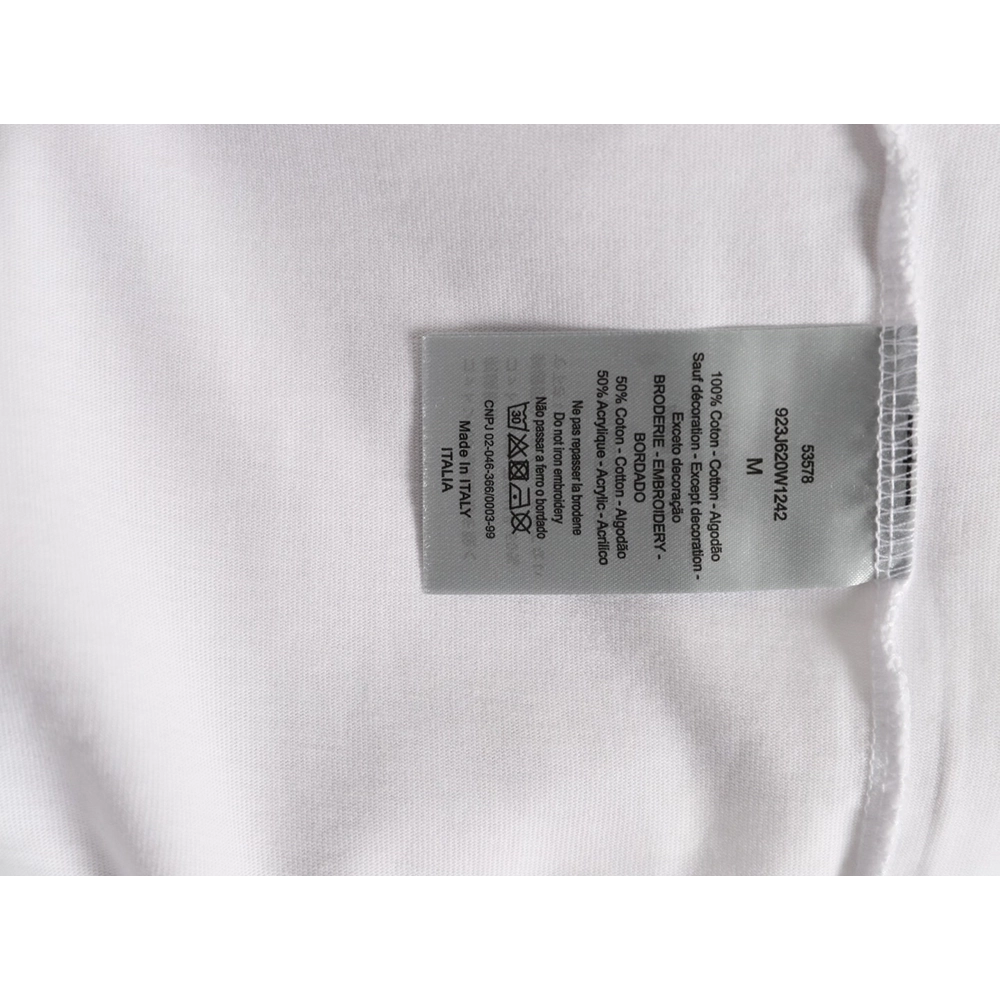 Dior logo embroidered short-sleeved T-shirt,Dior