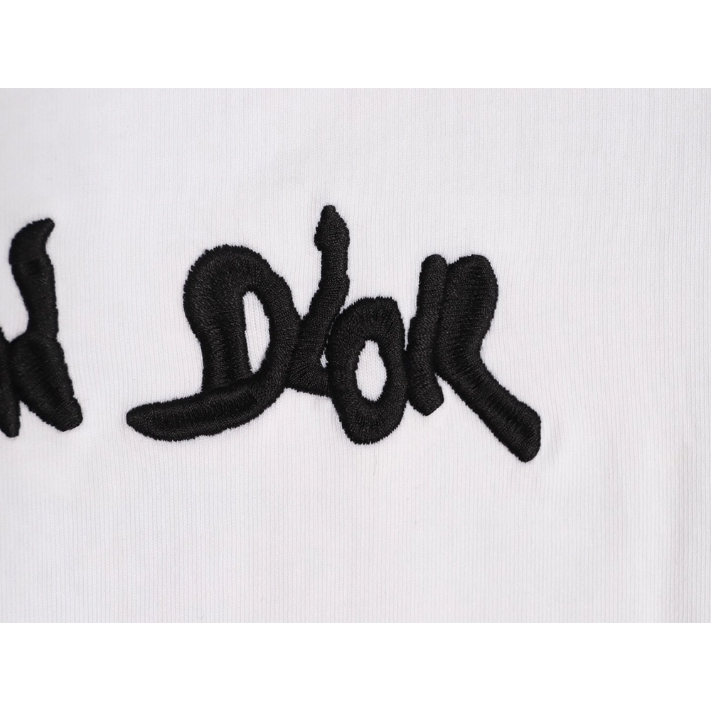 Dior logo embroidered short-sleeved T-shirt,Dior