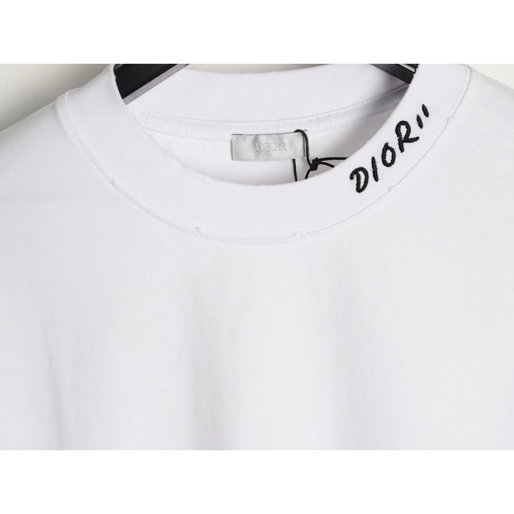 Dior logo embroidered short-sleeved T-shirt,Dior