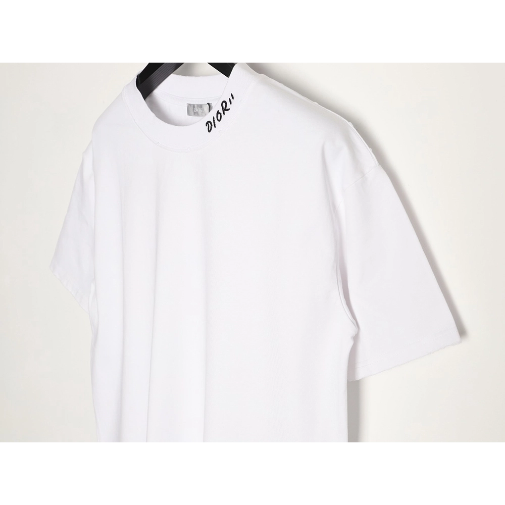 Dior logo embroidered short-sleeved T-shirt,Dior