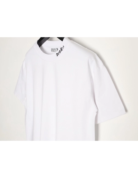 Dior logo embroidered short-sleeved T-shirt,Dior
