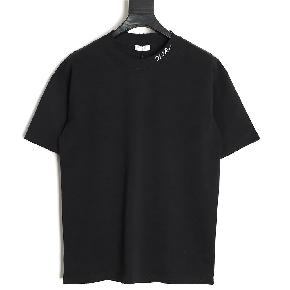 Dior logo embroidered short-sleeved T-shirt TSK1,Dior