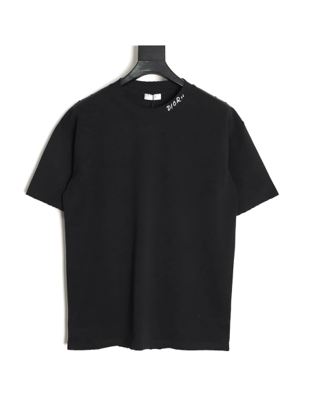 Dior logo embroidered short-sleeved T-shirt TSK1,Dior