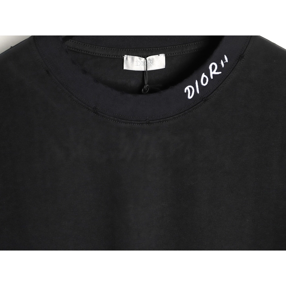 Dior logo embroidered short-sleeved T-shirt TSK1,Dior