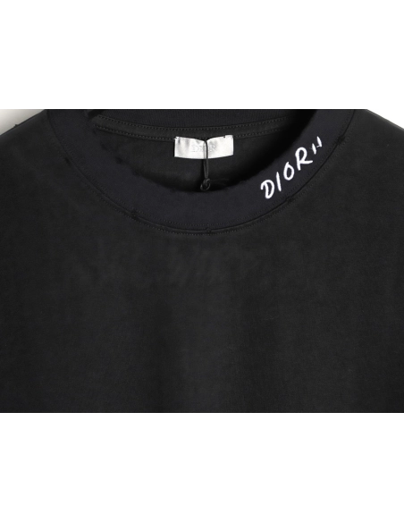 Dior logo embroidered short-sleeved T-shirt TSK1,Dior