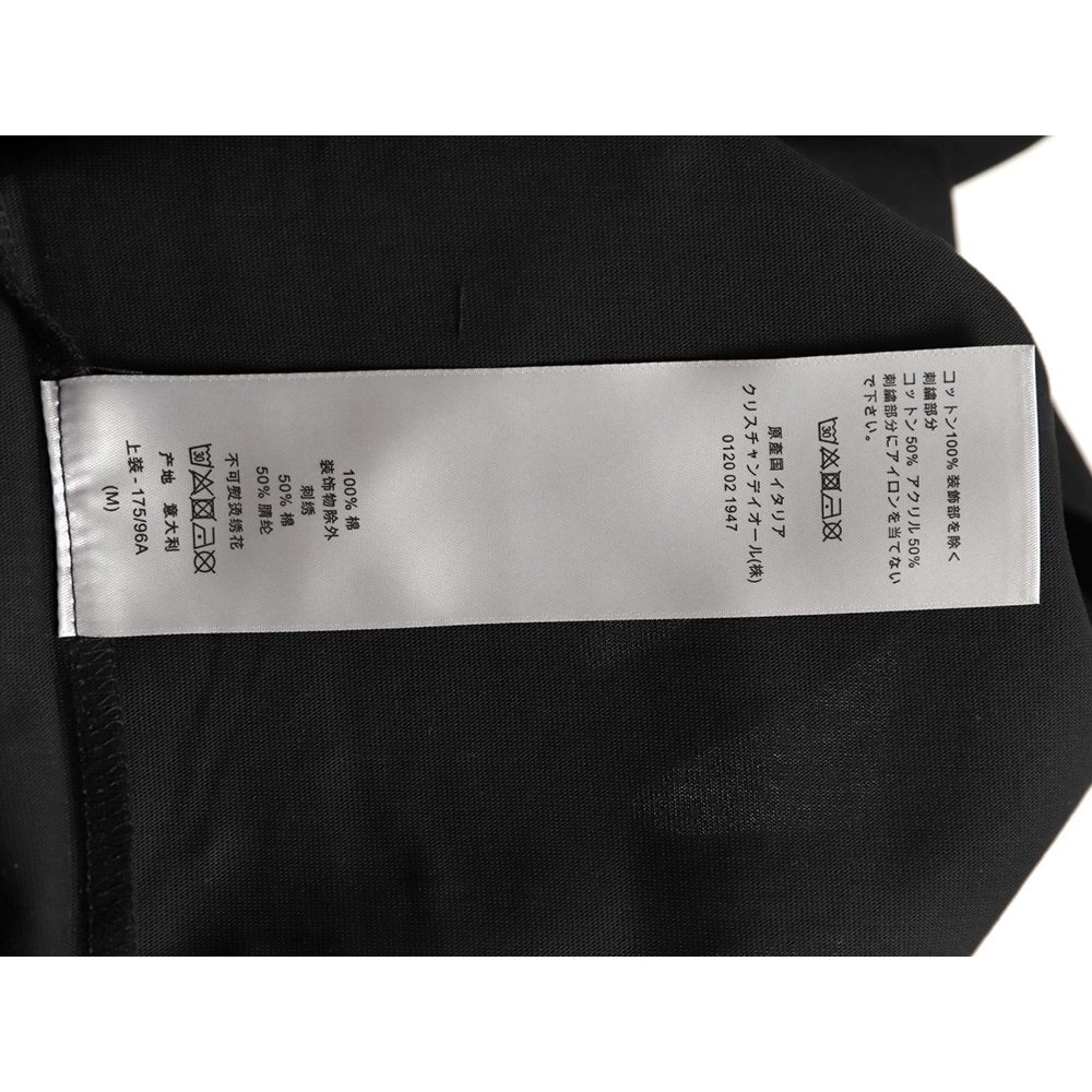 Dior color-blocked striped logo print short-sleeved t-shirt TSK1,Dior