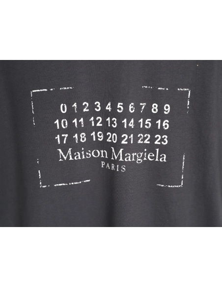 Maison Margiela Distressed Digital Print Short-Sleeve T-Shirt TSK1,MAISON MARGIELA