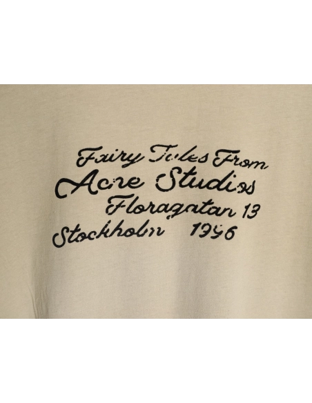 Acne Studios Script Logo Print Short-Sleeve T-Shirt,Acne Studios