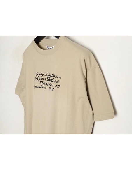 Acne Studios Script Logo Print Short-Sleeve T-Shirt,Acne Studios