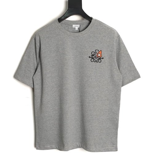 Loewe LOUIS WAIN Collaboration Geometric Eye Short-Sleeve T-Shirt,Loewe