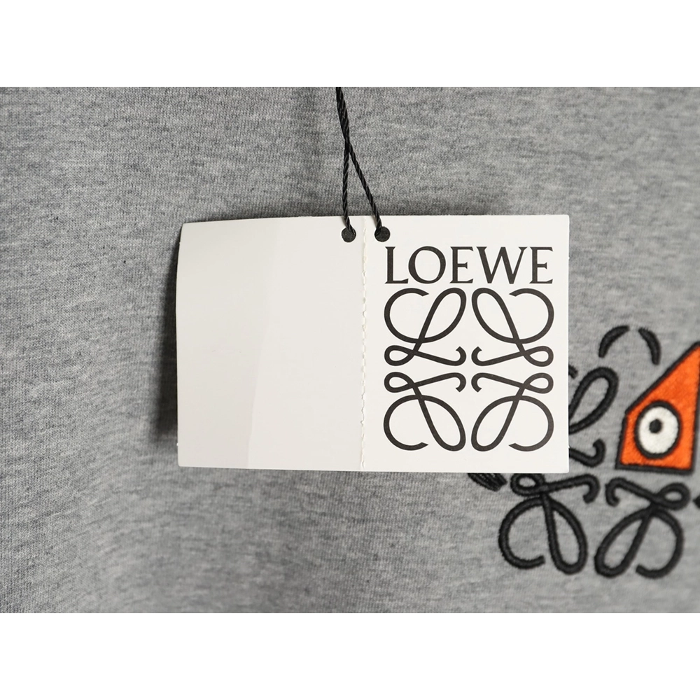 Loewe LOUIS WAIN Collaboration Geometric Eye Short-Sleeve T-Shirt,Loewe