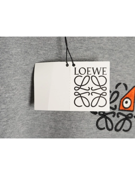 Loewe LOUIS WAIN Collaboration Geometric Eye Short-Sleeve T-Shirt,Loewe