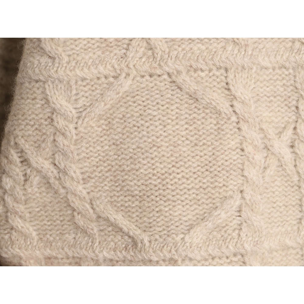 Dior Cannage Cable-Knit Crewneck Sweater TSK1,Dior