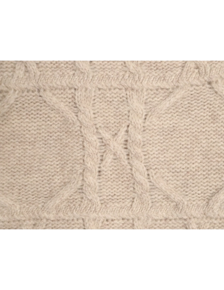 Dior Cannage Cable-Knit Crewneck Sweater TSK1,Dior