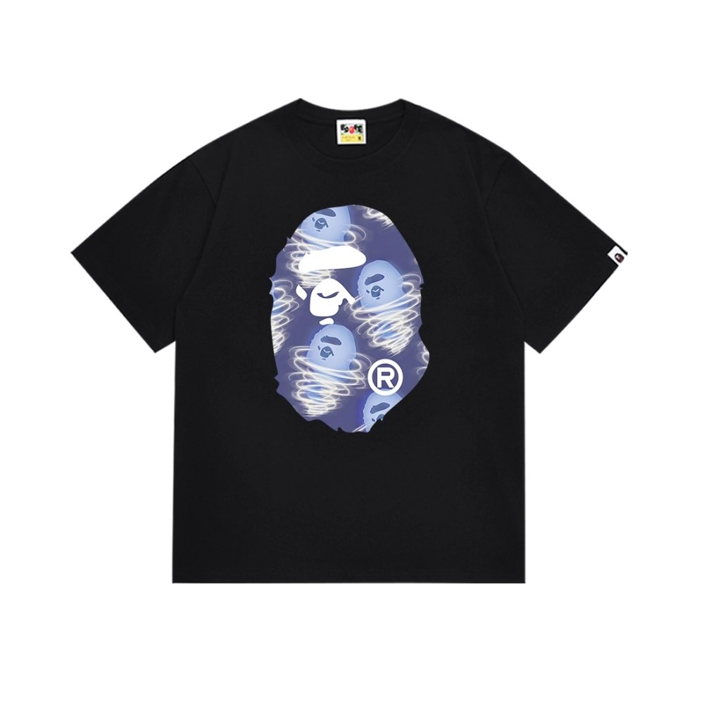 Bape T-shirt 161 White Black,Bape T Shirt,Tshirt,APPAREL