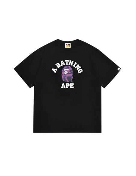 Bape T-shirt 162 White Black,Bape T Shirt,Tshirt,APPAREL