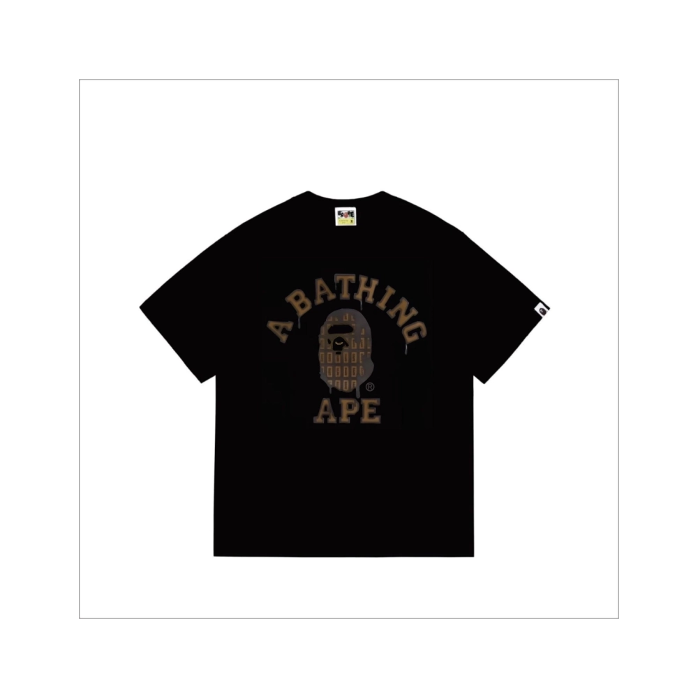 Bape T-shirt 267 White Black,Bape T Shirt,Tshirt,APPAREL