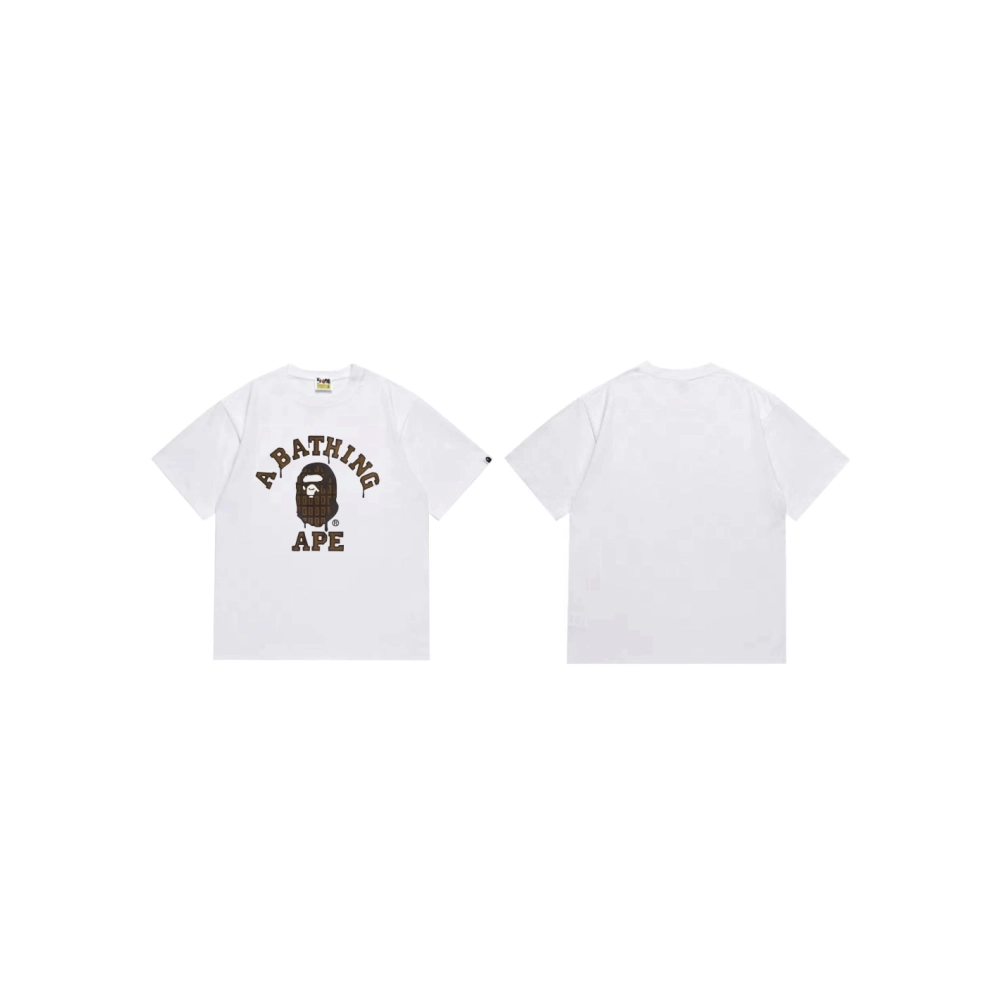 Bape T-shirt 267 White Black,Bape T Shirt,Tshirt,APPAREL