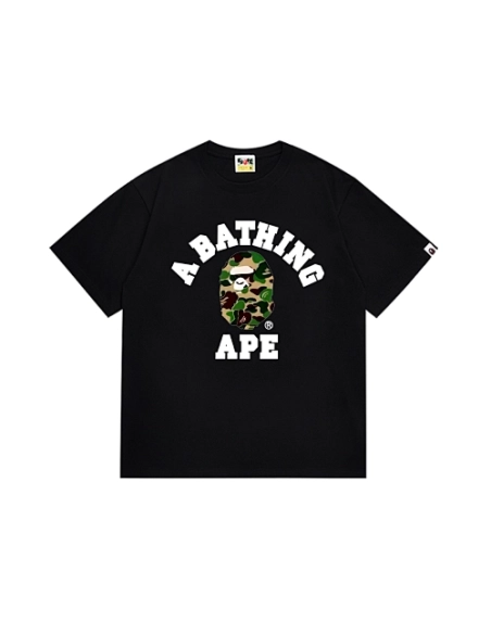 Bape T-shirt 266 White Black,Bape T Shirt,Tshirt,APPAREL