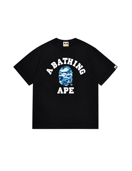 Bape T-shirt 266 White Black,Bape T Shirt,Tshirt,APPAREL