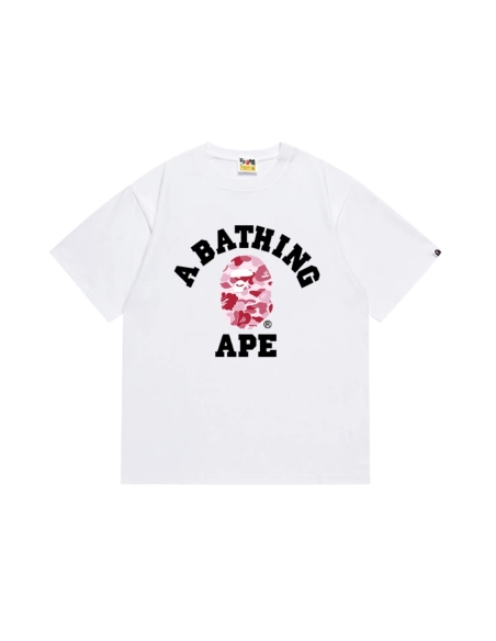 Bape T-shirt 266 White Black,Bape T Shirt,Tshirt,APPAREL